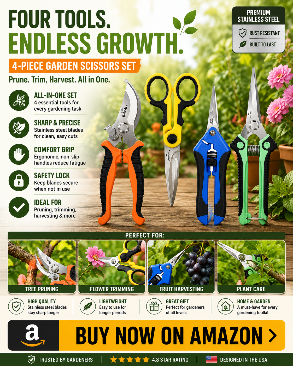 Four best tools in one pack for plant propagation